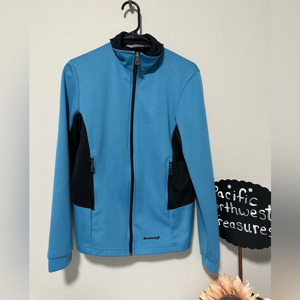 Sugoi cycling jacket blue / black size medium